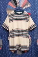 70'S CAMPUS NEVER IRON JACQUARD BORDER T-SHIRTS (IVY/GRN)