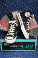 DEAD STOCK 60'S SEARS JEEPERS HI-CUT CANVAS SNEAKERS size 4 (BLK)