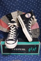 DEAD STOCK 60'S SEARS JEEPERS HI-CUT CANVAS SNEAKERS size 4 (BLK)