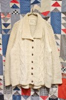 <img class='new_mark_img1' src='https://img.shop-pro.jp/img/new/icons43.gif' style='border:none;display:inline;margin:0px;padding:0px;width:auto;' />VINTAGE 60'S SPREAD COLLAR FISHERMAN CARDIGAN (MADE IN IRELAND/IVY)