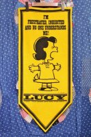 <img class='new_mark_img1' src='https://img.shop-pro.jp/img/new/icons43.gif' style='border:none;display:inline;margin:0px;padding:0px;width:auto;' />VINTAGE 60'S PEANUTS LUCY FELT PENNANT (YLW)