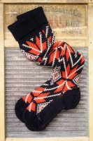 <img class='new_mark_img1' src='https://img.shop-pro.jp/img/new/icons43.gif' style='border:none;display:inline;margin:0px;padding:0px;width:auto;' />VINTAGE SNOWFLAKE KNIT KNEE HIGH SOCKS (NVY/RED/WHT)