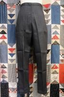 DEAD STOCK 60'S Jeanie by BLUE BELL CHECK COTTON CIGARETTE PANTS (C.GRY)