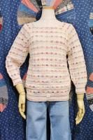 DEAD STOCK EARLY 80'S Helen Sue SQUARE NECK COTTON KNIT TOPS (MADE IN USANTRL)