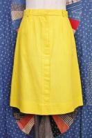 60'S Ladybug KNEE LENGTH SKIRT (YLW)