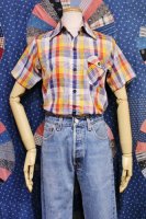 70'S Levi's CHECK SHORT SLEEVE SHIRTS (WHT/RED/NVY/YLW/P.BLE)