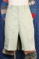 <img class='new_mark_img1' src='https://img.shop-pro.jp/img/new/icons43.gif' style='border:none;display:inline;margin:0px;padding:0px;width:auto;' />DEAD STOCK 60'S PERMANENT PRESS GRAPH CHECK SHORT PANTS (L.GRN)