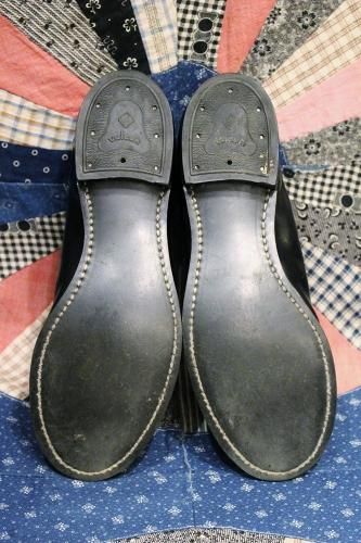 80s US NAVY SERVICE SHOES (BLK/7B) - PATINAS VINTAGE CLOSET