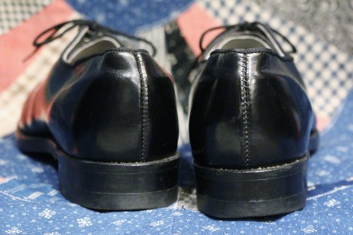 80s US NAVY SERVICE SHOES (BLK/7B) - PATINAS VINTAGE CLOSET