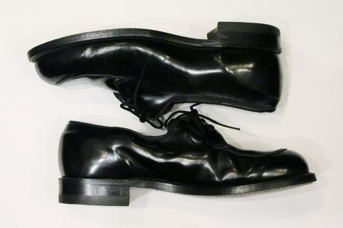 80s US NAVY SERVICE SHOES (BLK/7B) - PATINAS VINTAGE CLOSET