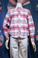 60s INDIA MADRAS CHECK B.D SHIRTS (RED/BLE/YLW)