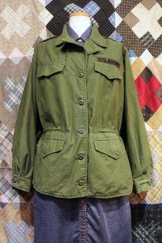 70s US ARMY WOMEN'S MILITARY FIELD JACKET (OD) - PATINAS VINTAGE 