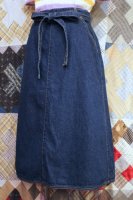 <img class='new_mark_img1' src='https://img.shop-pro.jp/img/new/icons43.gif' style='border:none;display:inline;margin:0px;padding:0px;width:auto;' />70s Levi's DENIM FLARE WRAP SKIRT (D.BLE) 