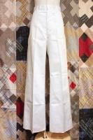DEAD STOCK 70s US NAVY WHITE TROUSERS SAILOR PANTS