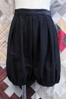 1920'S COTTON PLEATED SPORTS GYM BLOOMERS (BLK)