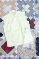 DEAD STOCK 60s BROADCLOTH SLEEVELESS SHIRTS (P.YLW)