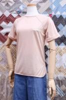 DEAD STOCK 70s FAKE POCKET SIDE SLIT TOPS (M.TEA)