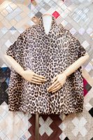 <img class='new_mark_img1' src='https://img.shop-pro.jp/img/new/icons43.gif' style='border:none;display:inline;margin:0px;padding:0px;width:auto;' />VINTAGE 50s FAKE FUR LEOPARD SHAWL (CML/BLK)
