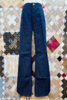 70s Trissi Jeans DENIM WIDE LEG FLARE PANTS (D.BLE)