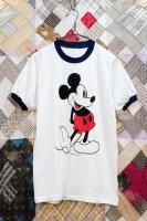 <img class='new_mark_img1' src='https://img.shop-pro.jp/img/new/icons43.gif' style='border:none;display:inline;margin:0px;padding:0px;width:auto;' />DEAD STOCK 80s MICKEY MOUSE RINGER T-SHIRTS (WHT/NVY)