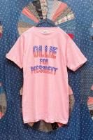 DEAD STOCK 80s OLLIE FOR PRESIDENT T-SHIRTS (PNK)
