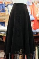 <img class='new_mark_img1' src='https://img.shop-pro.jp/img/new/icons43.gif' style='border:none;display:inline;margin:0px;padding:0px;width:auto;' />50s FLOWER & BUTTERFLY LACE FLARE SKIRT (BLK)