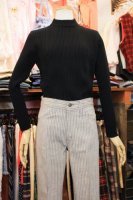 DEAD STOCK 70s MONTGOMERY WARD MOCK NECK RIB KNIT (BLK)