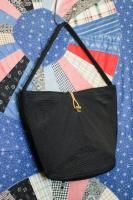 VINTAGE 40s Corde CORD HANDBAG (BLK) 