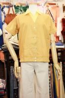 DEAD STOCK 60s OLYMPIAN BOWLING SHIRTS (YLW/Y.BRN)