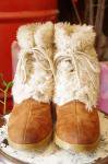 <img class='new_mark_img1' src='https://img.shop-pro.jp/img/new/icons43.gif' style='border:none;display:inline;margin:0px;padding:0px;width:auto;' />70'S FAKE FUR & SUEDE LACE UP BOOTS(BRN)