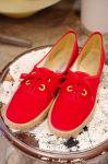 <img class='new_mark_img1' src='https://img.shop-pro.jp/img/new/icons43.gif' style='border:none;display:inline;margin:0px;padding:0px;width:auto;' />70'S JUTE & CANVAS DECK SHOES(RED)