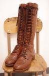 30'S40'S G.H.BASS 19 HOLE LACE UP LONG BOOTS(BRN)