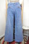 <img class='new_mark_img1' src='https://img.shop-pro.jp/img/new/icons43.gif' style='border:none;display:inline;margin:0px;padding:0px;width:auto;' />70'S SEARS DENIM WIDE LEG BAGGY PANTS(I.BLE)