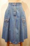 <img class='new_mark_img1' src='https://img.shop-pro.jp/img/new/icons43.gif' style='border:none;display:inline;margin:0px;padding:0px;width:auto;' />70'S PATCH POCKET DENIM FLARE SKIRT(L.BLE)