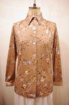 <img class='new_mark_img1' src='https://img.shop-pro.jp/img/new/icons43.gif' style='border:none;display:inline;margin:0px;padding:0px;width:auto;' />70'S ALFRED DUNNER FLOWER PRINT SHIRTS(BEIGE)