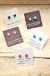 <img class='new_mark_img1' src='https://img.shop-pro.jp/img/new/icons43.gif' style='border:none;display:inline;margin:0px;padding:0px;width:auto;' />NEW NAVAJO PETITE PIERCED EARRING 5 COLOR(S)