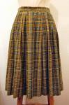 <img class='new_mark_img1' src='https://img.shop-pro.jp/img/new/icons43.gif' style='border:none;display:inline;margin:0px;padding:0px;width:auto;' />50'S CORDUROY CHECK PLEATED SKIRT (D.YLW/BLK/BLE/GRN/BEIGE)
