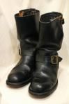 <img class='new_mark_img1' src='https://img.shop-pro.jp/img/new/icons43.gif' style='border:none;display:inline;margin:0px;padding:0px;width:auto;' />50'S LEATHER SOLE ENGINEER BOOTS (BLK)