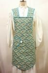 <img class='new_mark_img1' src='https://img.shop-pro.jp/img/new/icons43.gif' style='border:none;display:inline;margin:0px;padding:0px;width:auto;' />DEAD STOCK 60'S SILIN'S COTTON PAISLEY PRINTED FULL APRON (M.GRN/WHT/G.BRN)