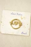<img class='new_mark_img1' src='https://img.shop-pro.jp/img/new/icons43.gif' style='border:none;display:inline;margin:0px;padding:0px;width:auto;' /> DEAD STOCK 50'S GOLDTONE HORSESHOE PEARL BROOCH (CIRCLEGLD)