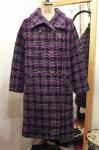 <img class='new_mark_img1' src='https://img.shop-pro.jp/img/new/icons43.gif' style='border:none;display:inline;margin:0px;padding:0px;width:auto;' />60'S CHECK DOUBLE BREASTED WOOL LONG COAT (PPL/BLK/GRY)