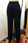 <img class='new_mark_img1' src='https://img.shop-pro.jp/img/new/icons43.gif' style='border:none;display:inline;margin:0px;padding:0px;width:auto;' />RALPH LAUREN WOOL GABARDINE TWO TUCK PANTS (BLK)