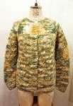 <img class='new_mark_img1' src='https://img.shop-pro.jp/img/new/icons43.gif' style='border:none;display:inline;margin:0px;padding:0px;width:auto;' />60'SHAND KNITTED WOOL MOHAIR CARDIGAN (MADE IN ITALYMSTD/GRN/WHT)
