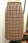 <img class='new_mark_img1' src='https://img.shop-pro.jp/img/new/icons43.gif' style='border:none;display:inline;margin:0px;padding:0px;width:auto;' />70'S CHECK MEDIUM LENGTH TIGHT SKIRT (BRN/BLK/WHT/RED/M.TEA)