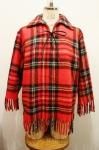 <img class='new_mark_img1' src='https://img.shop-pro.jp/img/new/icons43.gif' style='border:none;display:inline;margin:0px;padding:0px;width:auto;' />60'S CHECK FRINGE LACE UP PULLOVER JACKET (RED/GRN/YLW/BLK/WHT)