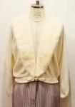 <img class='new_mark_img1' src='https://img.shop-pro.jp/img/new/icons43.gif' style='border:none;display:inline;margin:0px;padding:0px;width:auto;' />50'S DALTON MINK FUR COLLAR CASHMERE CARDIGAN (IVY)