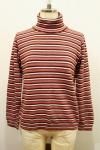 <img class='new_mark_img1' src='https://img.shop-pro.jp/img/new/icons43.gif' style='border:none;display:inline;margin:0px;padding:0px;width:auto;' />70'S TURTLE NECK BORDER TOPS (WHT/RED/BLK/BRN)