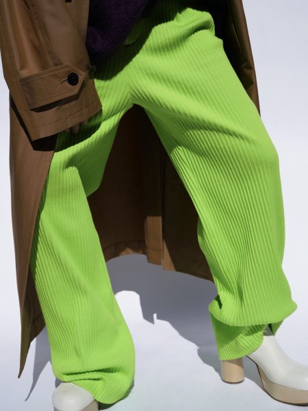 Ernie Palo RIB PANTS / LIME<img class='new_mark_img2' src='https://img.shop-pro.jp/img/new/icons23.gif' style='border:none;display:inline;margin:0px;padding:0px;width:auto;' />