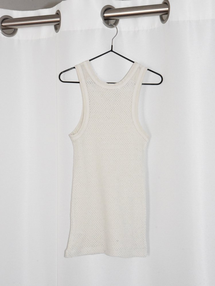 FUMIKA_UCHIDA STRETCH MESH TANKTOP - n e p