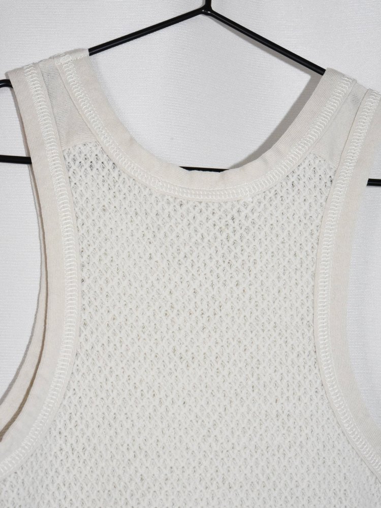 FUMIKA_UCHIDA STRETCH MESH TANKTOP - n e p